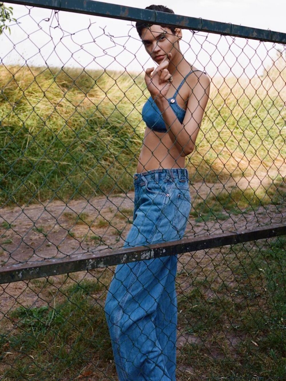 Staud x Wrangler The Bikini Jean